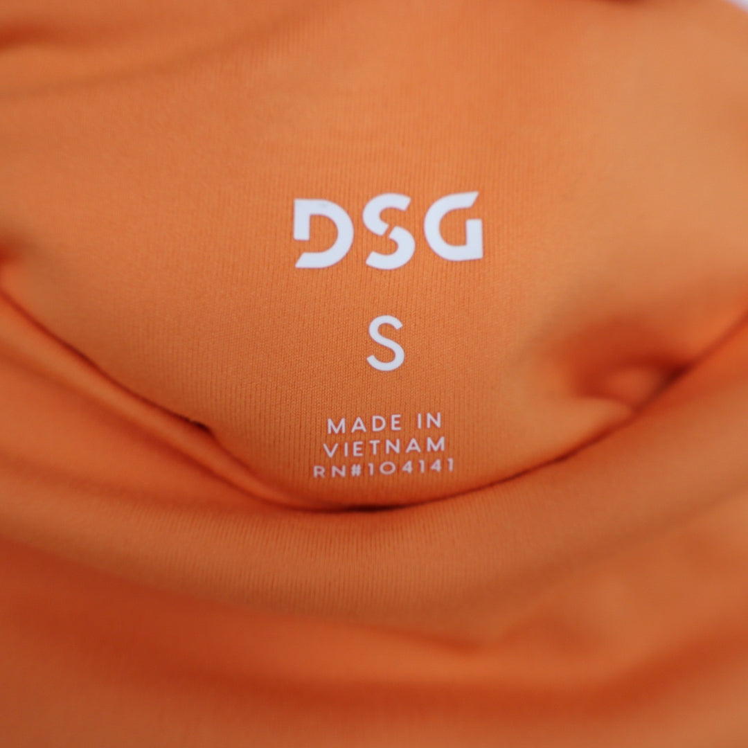 DSG Momentum 7/8 Leggings Womens Small Vintage Orange High Waisted Pockets NEW