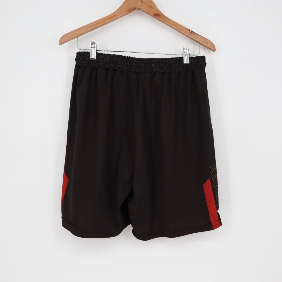MontCo Wrestling Club Shorts Mens 30 Black Stretch Elastic Waist Active Wear
