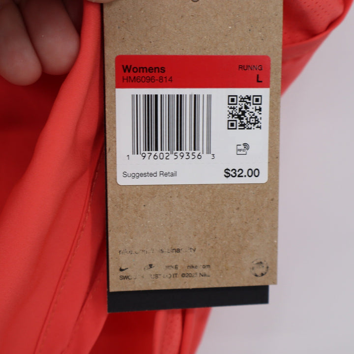 Nike Womens Tempo Dri-FIT Running Shorts Coral Orange Size L