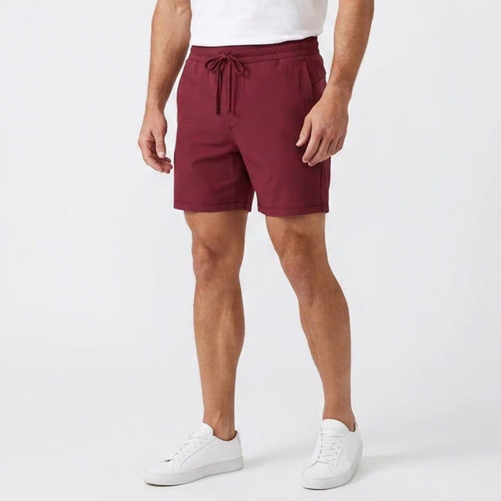 Tuff Athletics Mens XL Burgundy Red Performance Shorts Drawstring