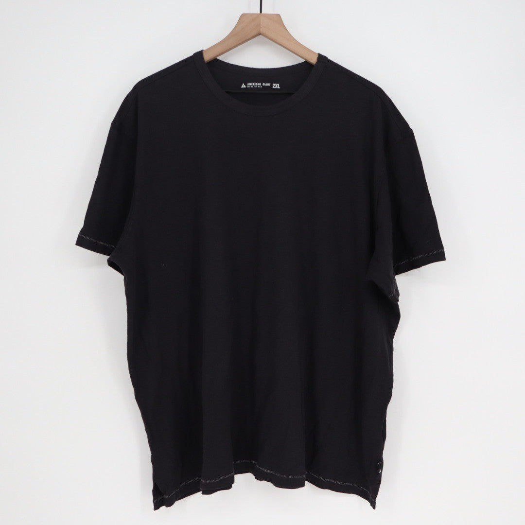 American Giant Hemp Jersey Crew Tee Size 2XL Made In USA
