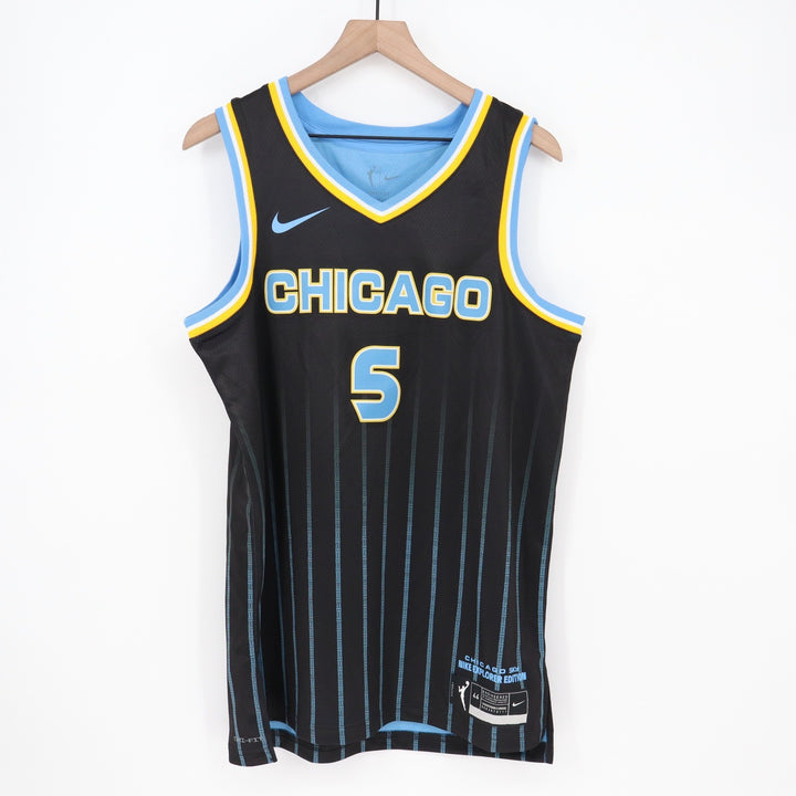 Nike Chicago Sky Angel Reese 5 Explorer Edition WNBA Jersey Black M