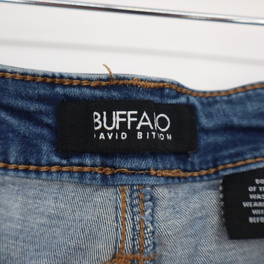 Buffalo Jeans Womens 14 Avalon Mid-Rise Soft Stretch Blue Ankle Skinny Excellent