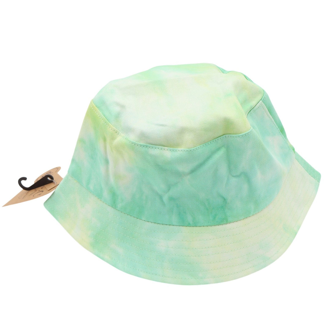 C.C Bucket Hat Women's OS Mint Green Tie Dye Reversible UPF 50+ New