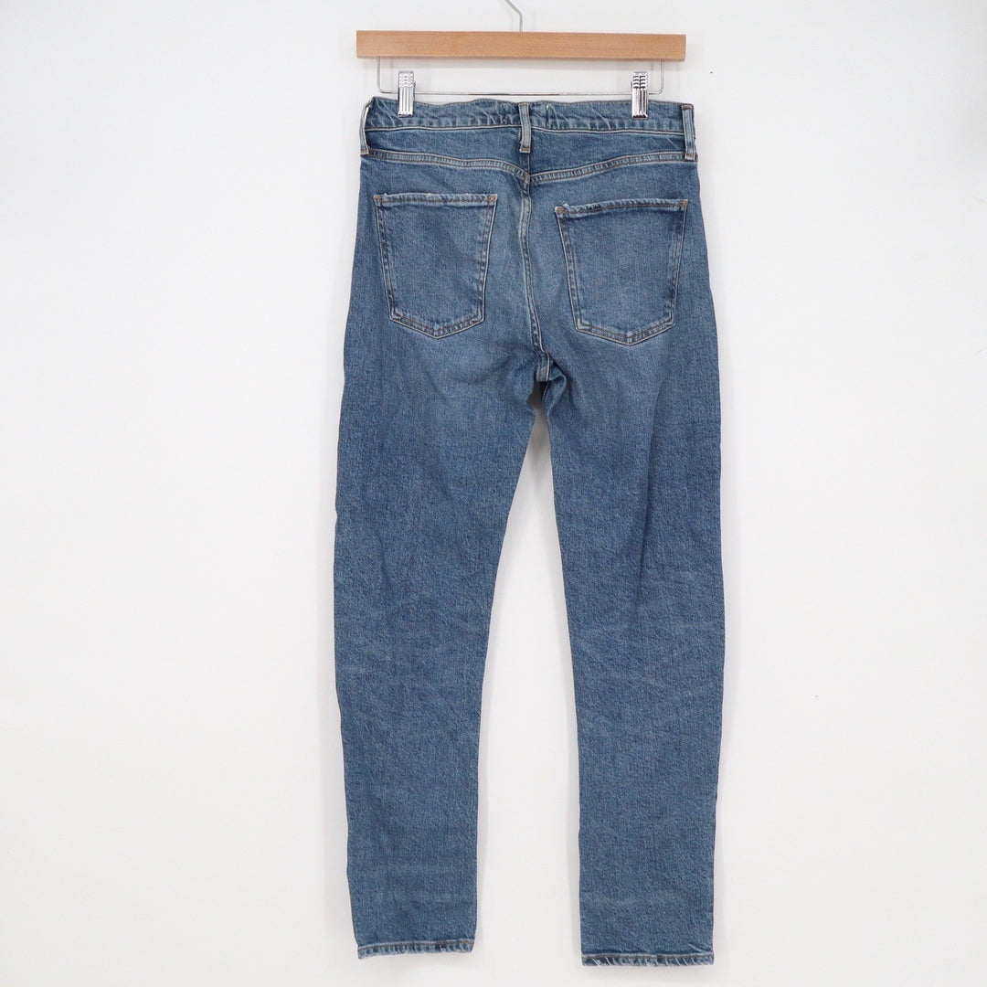 Agolde Toni Slim Straight Leg Jeans Medium Wash Blue Womens Size 27