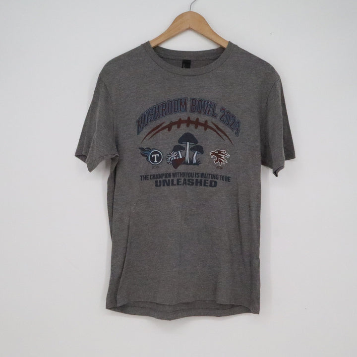 District Perfect Tri Mushroom Bowl 2024 Graphic Tee Heather Grey Small