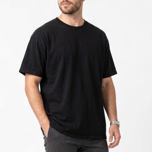 Gildan Activewear T Shirt Mens XL Black Cotton Short Sleeve Crew Neck Pullover