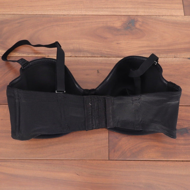 Wacoal Red Carpet Strapless Full Busted Underwire Bra Black 854119 US 34DD