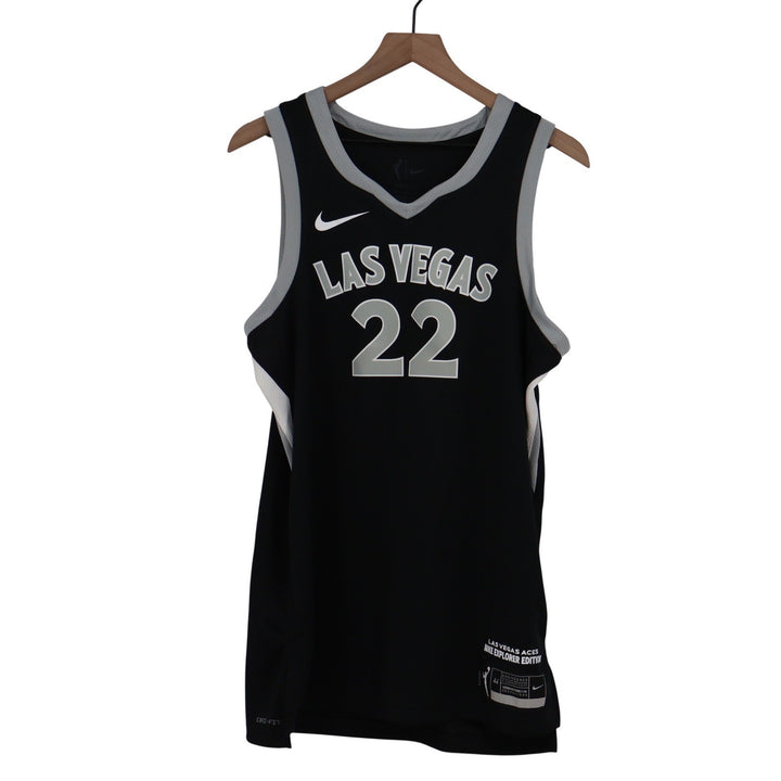 Nike Las Vegas Aces A'ja Wilson 22 Explorer Edition Jersey Black M