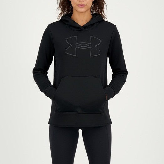 Under Armour Black Logo Hoodie Sweatshirt Size M