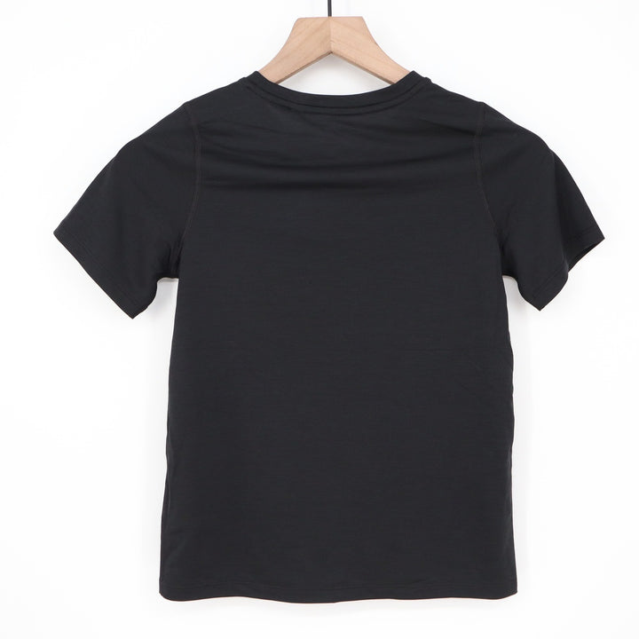DSG Boys Movement Tee Pure Black Short Sleeve Moisture Wicking Shirt Size S 8-9
