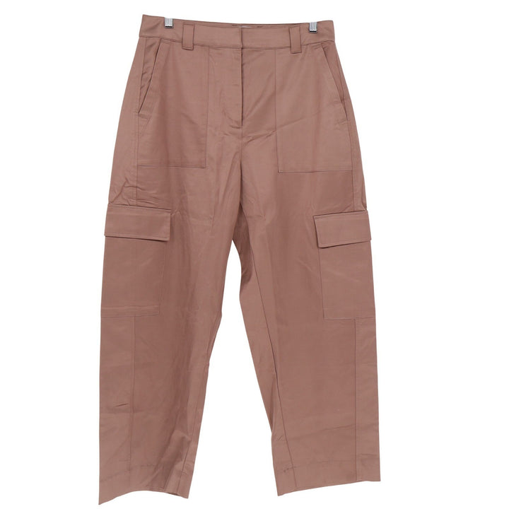 Old Navy Extra High Rise Cargo Pants Mauve Brown Straight Leg Utility Women 8
