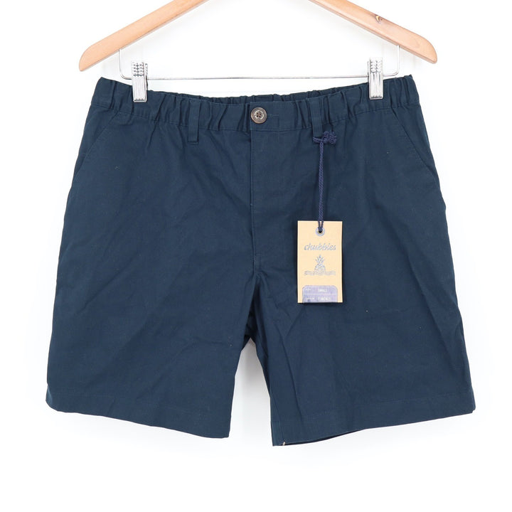 Chubbies The Armadas 7" Mens Navy Blue Chino Shorts Small