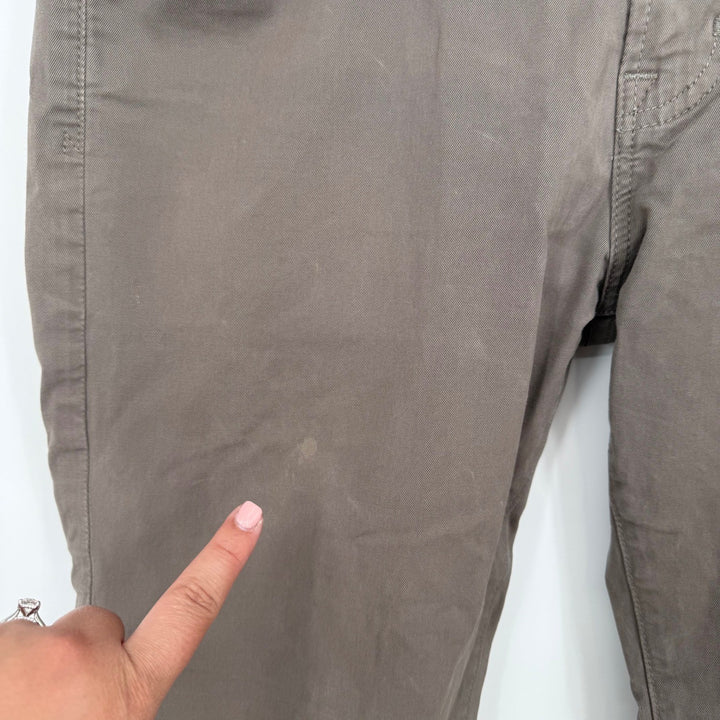 AG Adriano Goldschmied The Matchbox Slim Straight Pants Taupe Men Size 32
