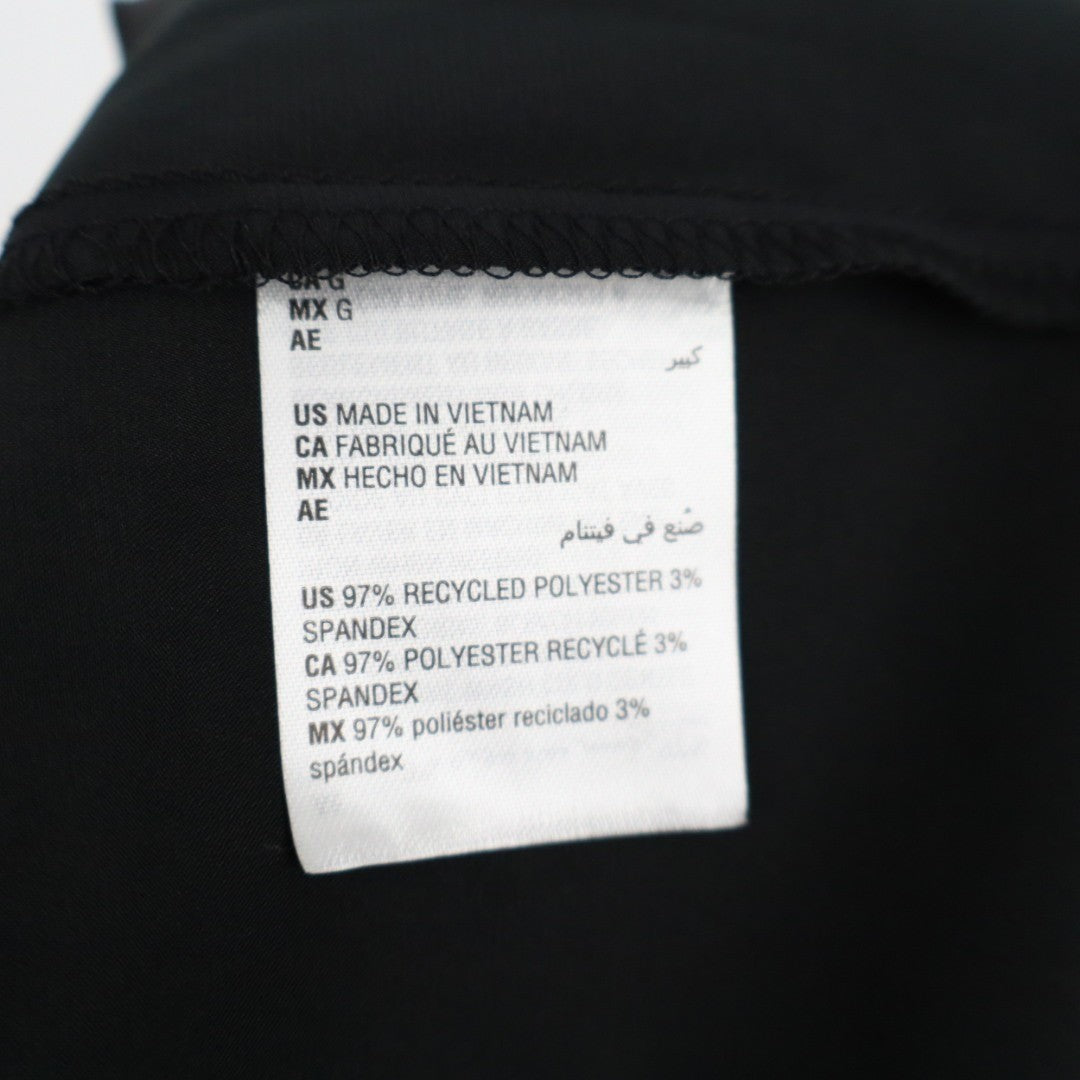 I.N.C International Concepts Intimates Pajama Shirt Womens L Black Notch Collar