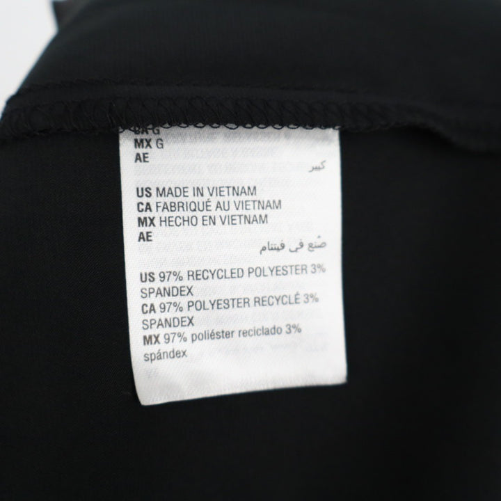 I.N.C International Concepts Intimates Pajama Shirt Womens L Black Notch Collar