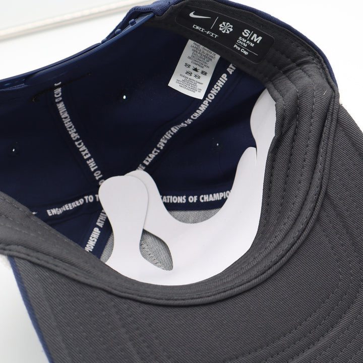 Nike Pro Cap Dri-FIT Navy Blue Flat Brim Rope Hat S/M NEW
