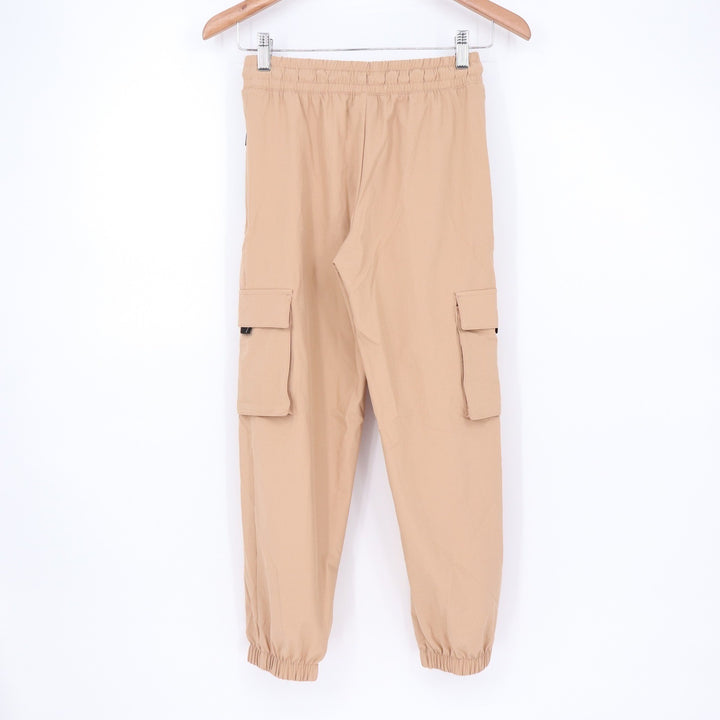 Jordan Girls Jumpman Cargo Pants Hemp Beige Joggers Size M 10-12 NEW