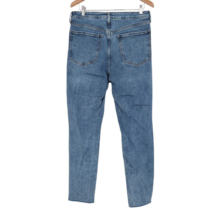 Old Navy Jeans Womens 14 Tall Blue High Rise Secret Smooth Pockets OG Straight