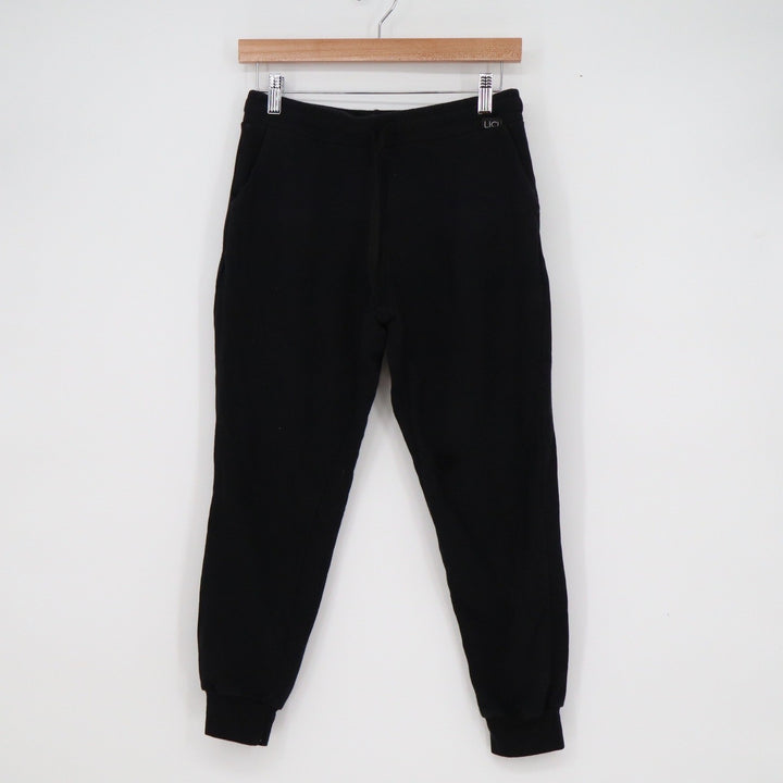 Lici Fit Womens Black Cotton Spandex Jogger Sweatpants Size Large Made in LA