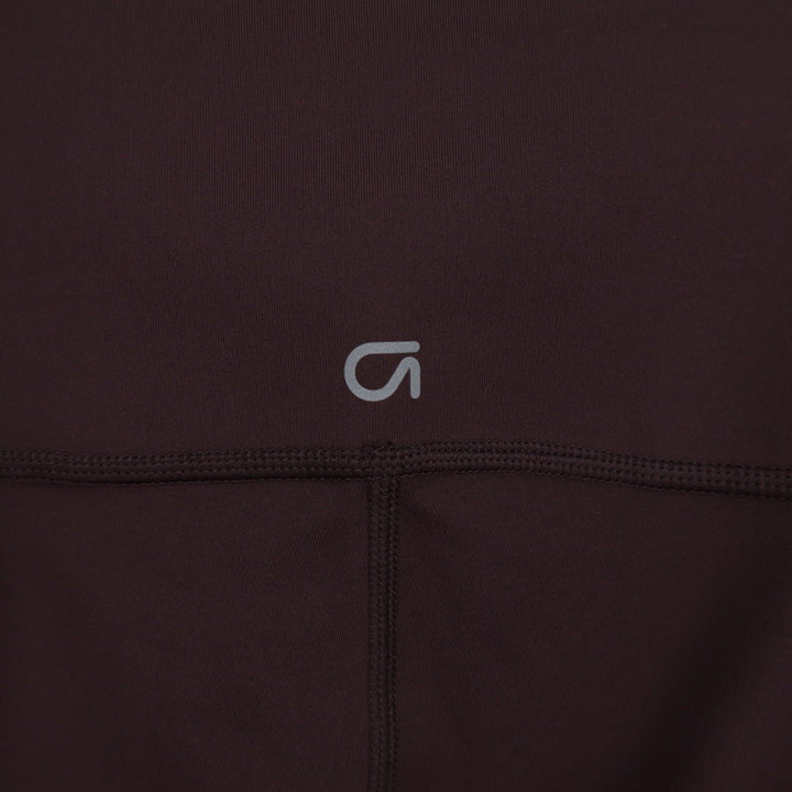 GapFit Recycled Power Leggings Burgundy High Waisted Athletic Workout Size S