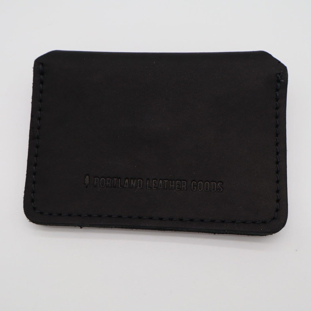 Portland Leather Goods Lovebug Womens Wallet Core Black 2 Spacious Compartments