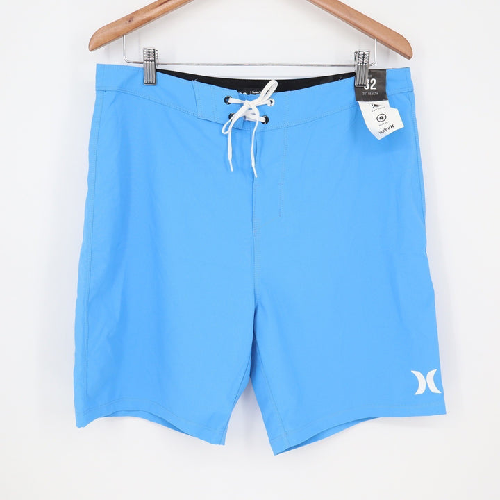 Hurley One and Only Solid 20" Mens Board Shorts Blue Size 32 MBS0011000