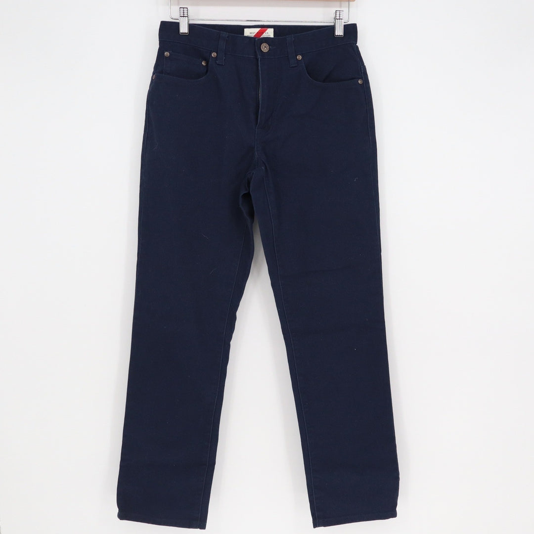 Best Made Co Mens Navy Blue 5-Pocket Twill Pants Straight Leg 29x30 NWT