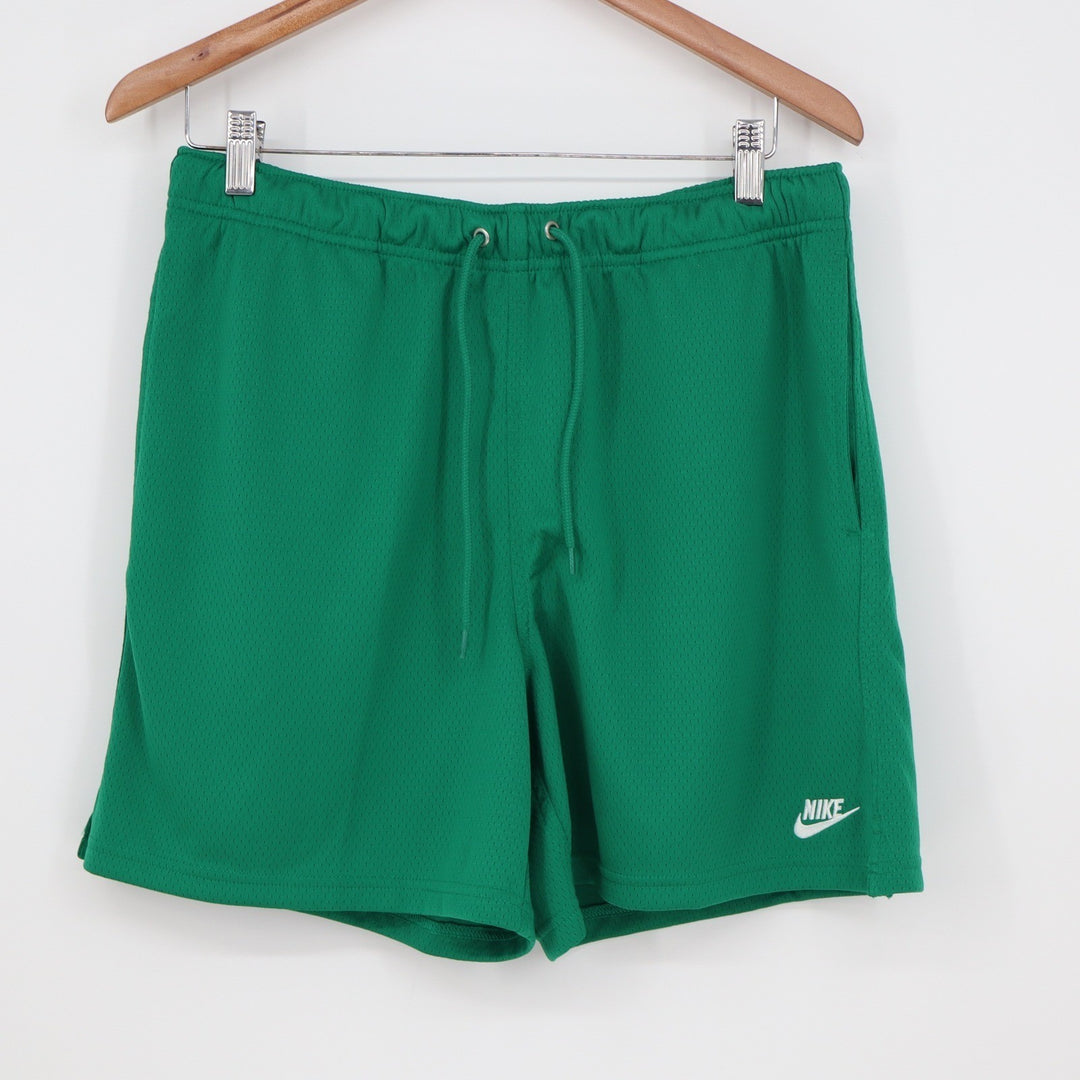 Nike Mens Green Mesh Athletic Shorts Standard Fit Size M NEW