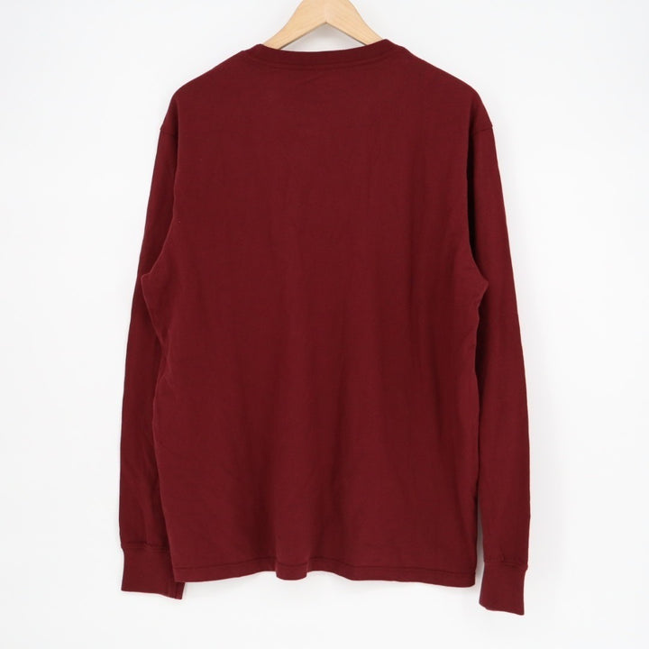 American Giant Shirt Mens Large Red 100% Cotton Casual Everyday Wear Crew Neck