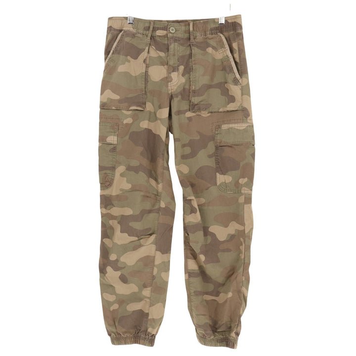American Eagle Outfitters Jogger Pants Womens 6 Brown Camouflage Cargo Pockets