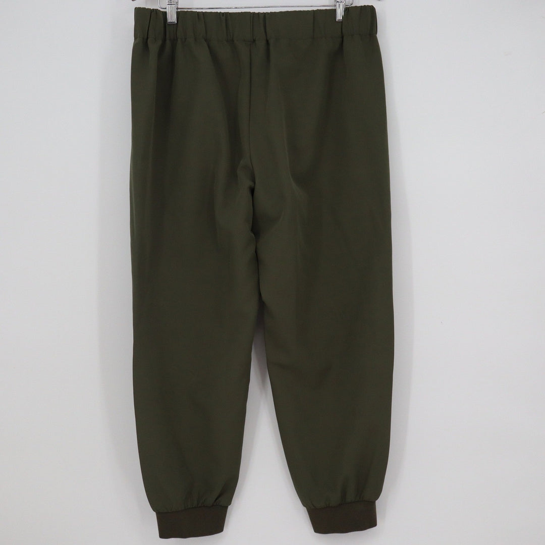 Prologue Women's Olive Green Drawstring Jogger Pants Size L Tapered Leg