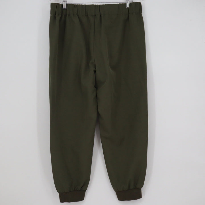 Prologue Women's Olive Green Drawstring Jogger Pants Size L Tapered Leg