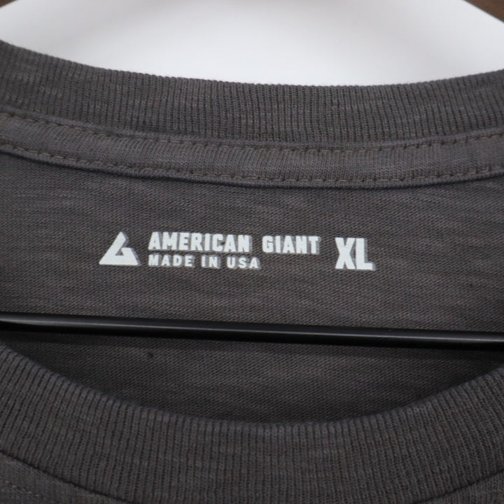 American Giant Premium Slub Crew Tee Mens XL Thunderstorm Jersey Knit Cotton