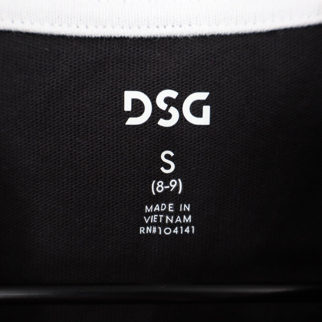 DSG Girls Harlem New York Basketball Graphic Tee Black Cotton Shirt Size S 8-9
