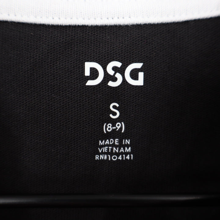 DSG Girls Harlem New York Basketball Graphic Tee Black Cotton Shirt Size S 8-9
