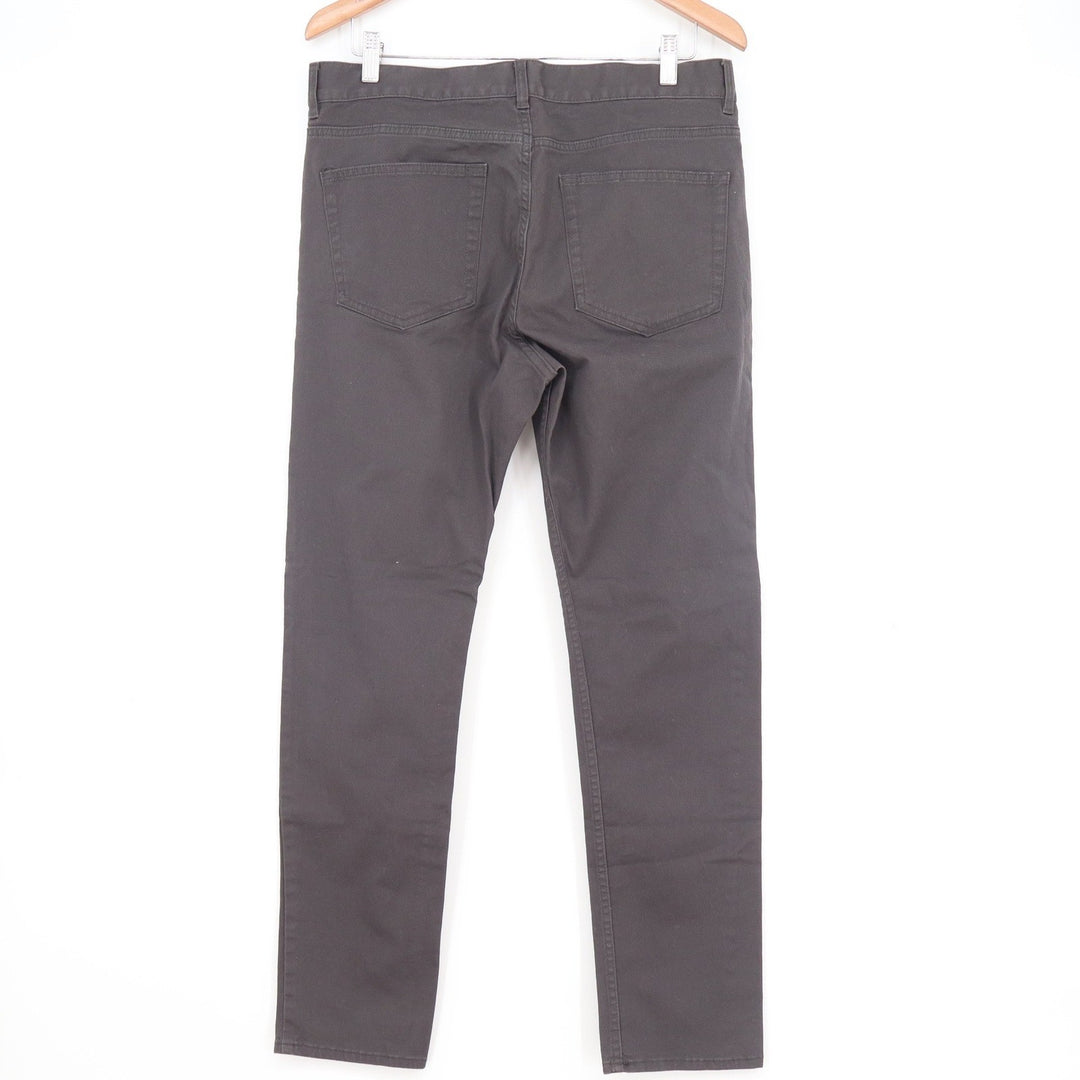 HM Mens Slim Fit Charcoal Gray 5-Pocket Trousers Pants 32/32