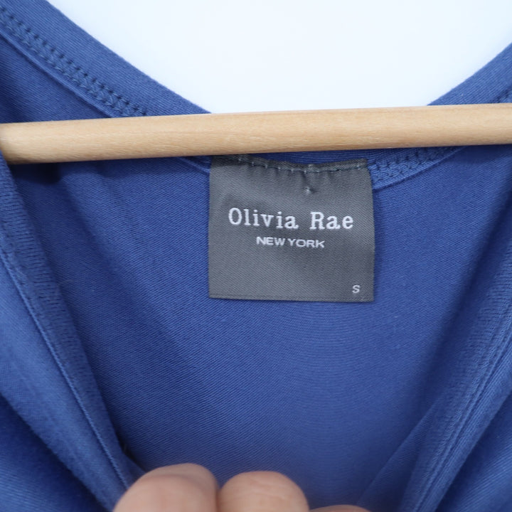 Olivia Rae Tank Top Womens S 81029J Blue Stretch Sleeveless Excellent