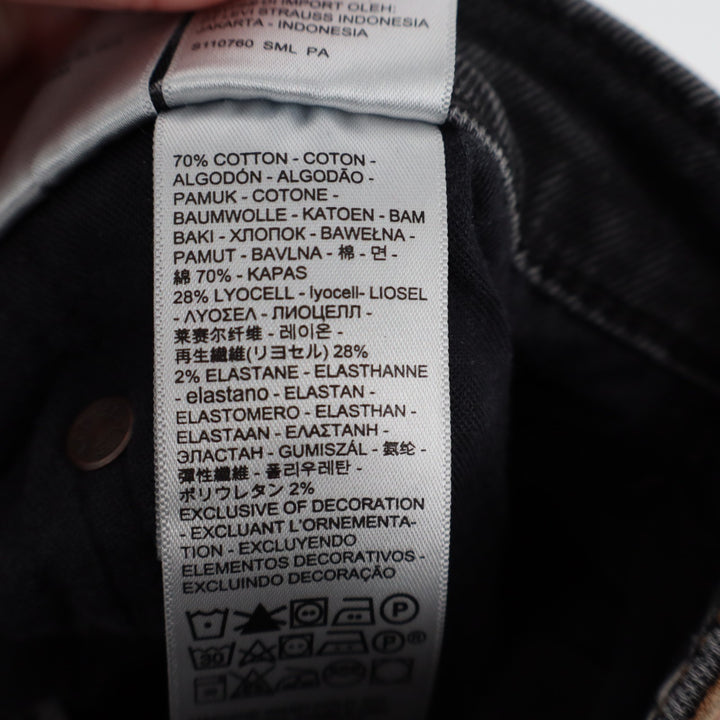 Levi's 514 Straight Fit Jeans Mens 36x34 Gray Denim Cotton Soft Stretch Twill