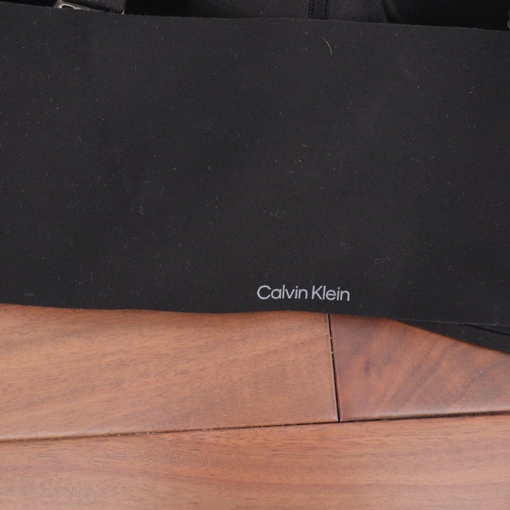 Calvin Klein Adapt Bandeau Bra Womens M Black Stretch Strapless Padded Wireless