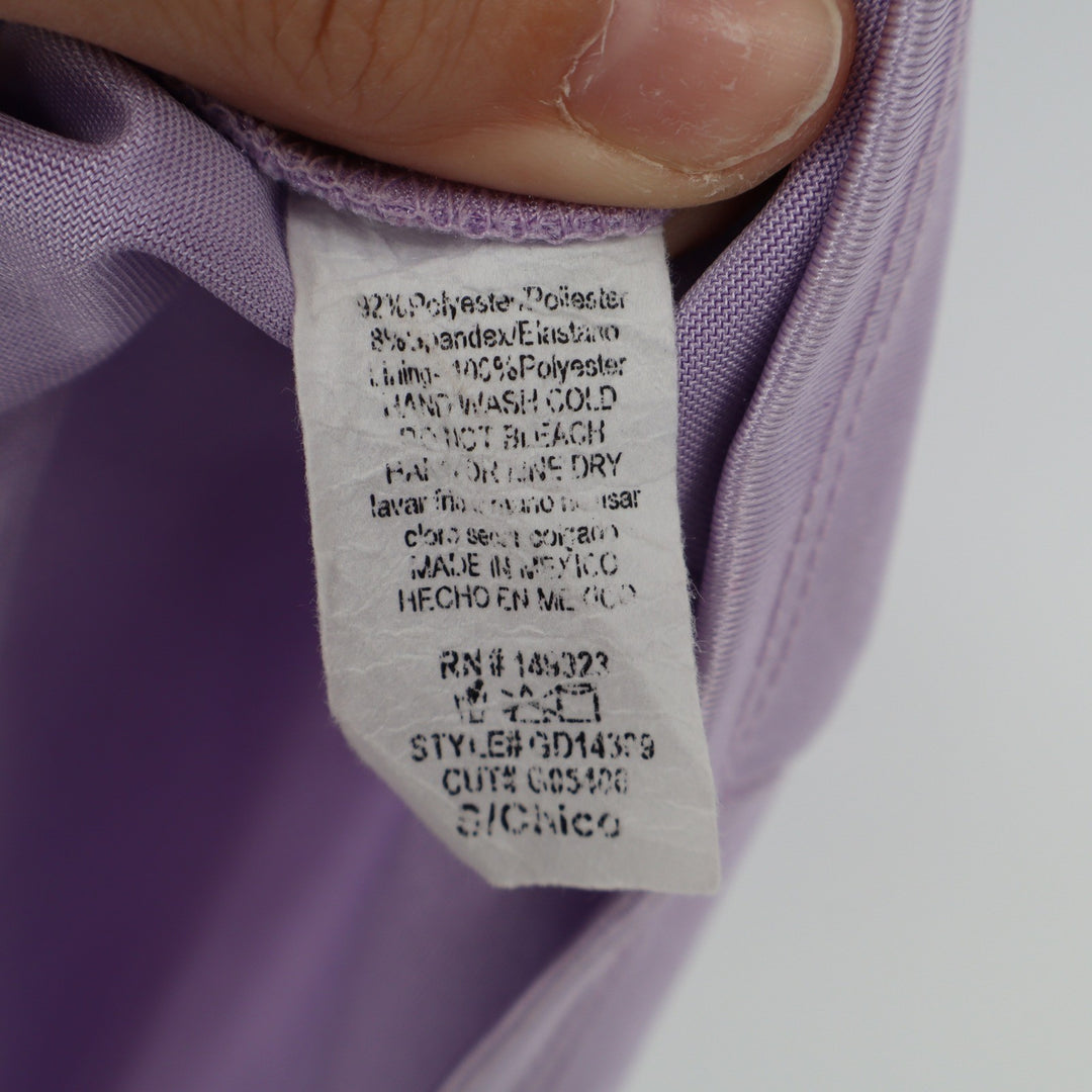 Windsor Lavender Purple Satin Ruched Mini Dress Small Sleeveless Party