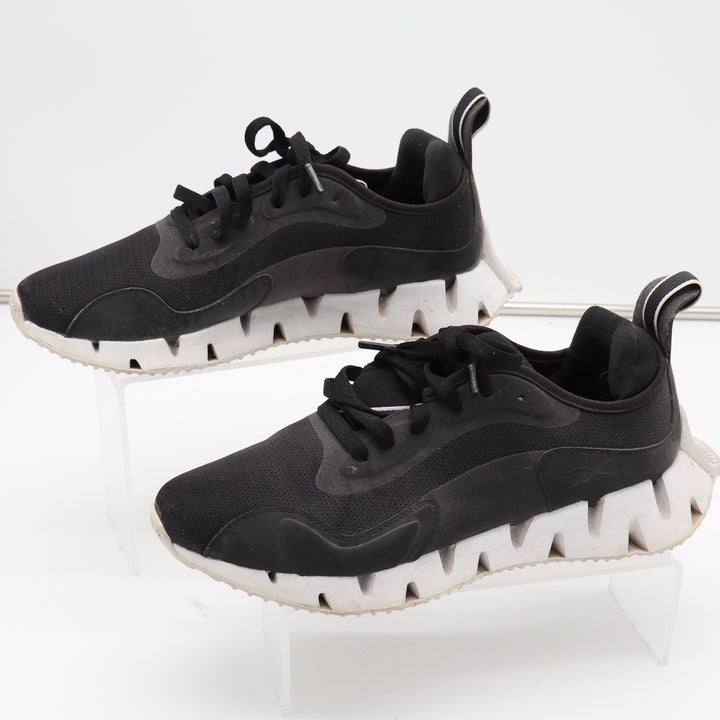 Reebok Zig Dynamica 3 Mens Black White Running Shoes Size 9