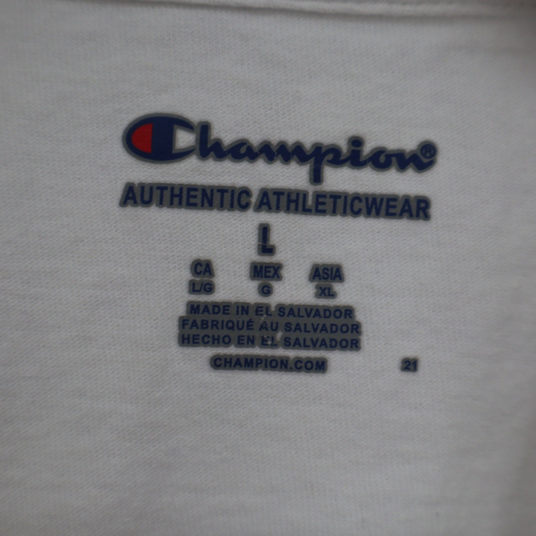 Champion Penn State Nittany Lions Long Sleeve T-Shirt Cream Mens Large