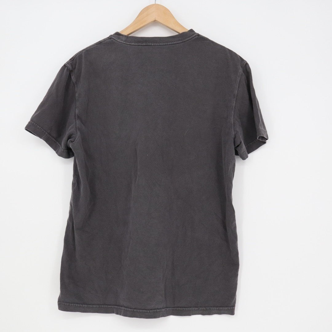 American Eagle Outfitters T-Shirt Men Medium Black Cotton Crew Neck Short Sleeve