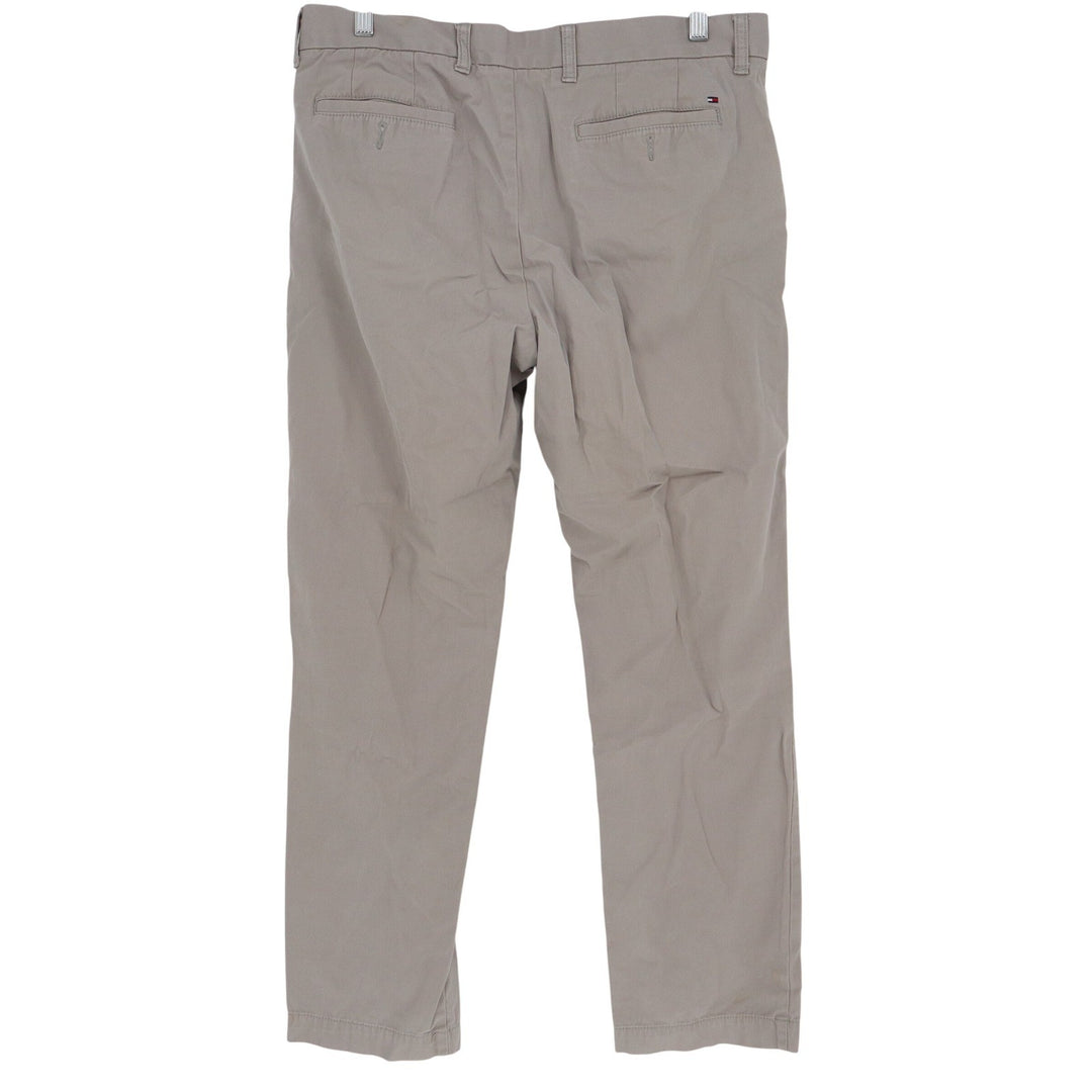 Tommy Hilfiger Mens Tailored Fit Chino Pants Tan Khaki 100% Cotton 34x32 (29)