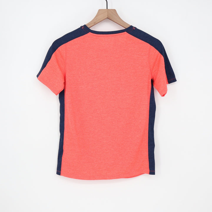 DSG Boys L 14-16 Pieced Graphic Movement Tee Cabana Coral Navy Blue