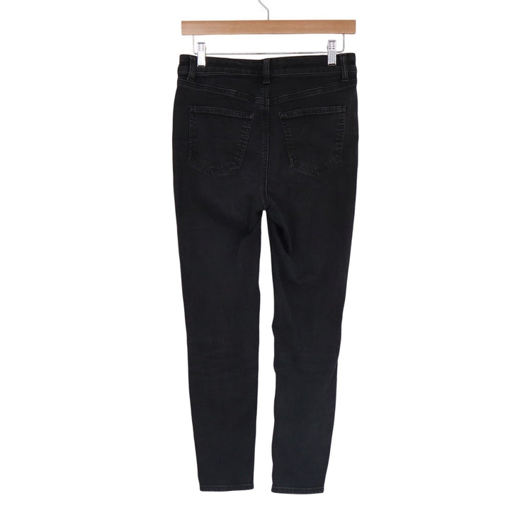 Talbots Flawless High Rise Jegging Ankle Jeans Black Womens 4P Petite