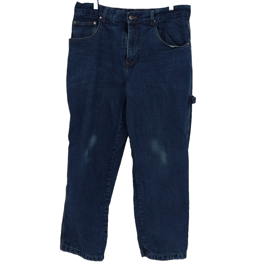 Boston Traders Jeans Mens 36x30 Blue Denim Cotton Preppy Straight Leg Streetwear