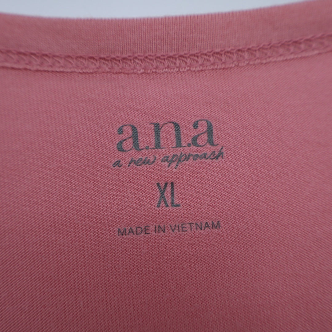 A New Approach a.n.a Tank Top Womens XL Eternal Rose Wide Strap Scoop Neck Yoga