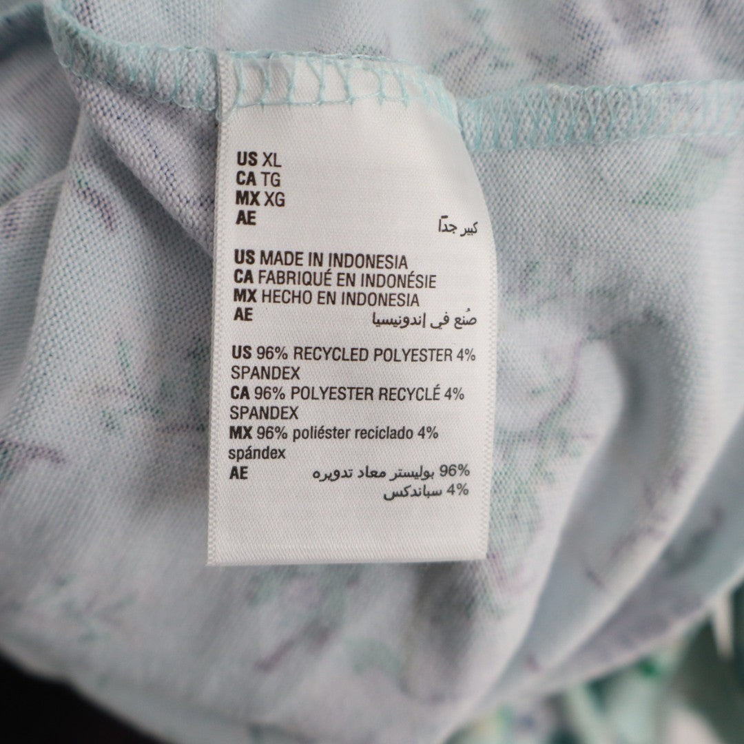 Charter Club Intimates 2-PC Pajamas Set Womens XL Blue Floral Stretch Straight